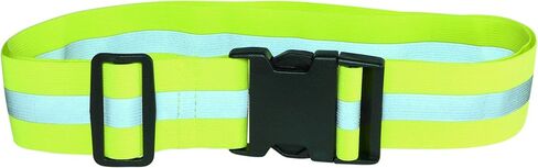 Endura Max Reflectives Reflective Elastic Belt or Sash, Military Heritage Style Glow Belt, Running Walking Motorcycling, Adjustable (Lime Green Ultralight, Regular) in Saudi Arabia