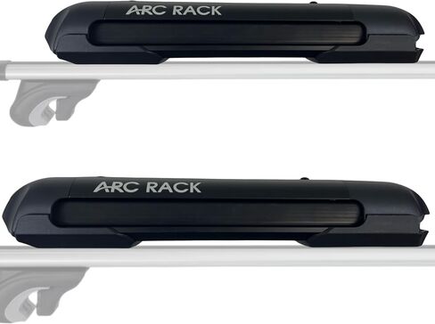 18" Small Multi-Purpose Roof Car Carrier, Transport 2 Ski's, 2 Snowboards, 4 Fishing Poles.. Carry Cargo Box/Kayak Rack on one Side While securing Your Ski or Fishing Poles.(Black, Small) in Saudi Arabia