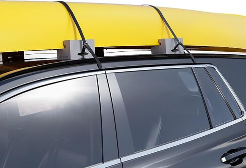 Deluxe Canoe Foam Blocks for Roof Universal Canoe Carrier Kit Soft Canoe Pads Car Top Roof Racks Foam Pads with Tie-Downs, 6 inch in Kuwait