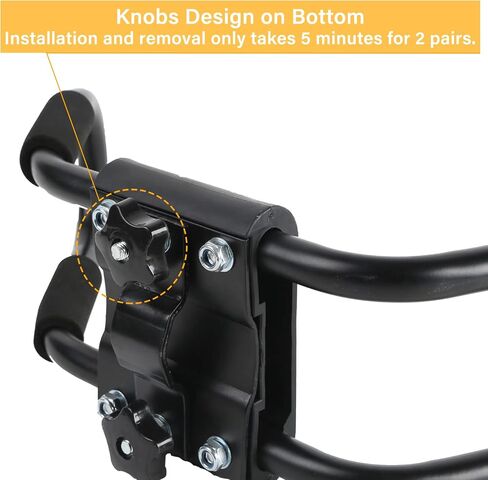 PIRIPARA Kayak Roof Rack 2 Pairs J-Bar Carrier Holder for Canoe, SUV, Cars, Truck, Surf Ski, Car Top Mount Racks for Trip, Set of 4 | 2 Pairs J-Bar Carrier Holder for Canoe, SUV, Cars, Truck, Surf Ski, Car Top Mount Racks for Trip, Set of 4 in Saudi Arabia