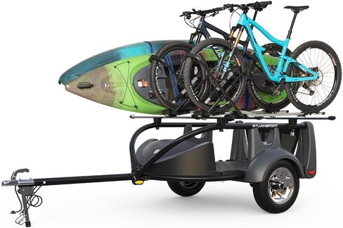 GO Easy Essential Trailer for Kayaks, Bikes, ebikes, SUPs & More | Hitch Trailer for Cars & Trucks in Kuwait