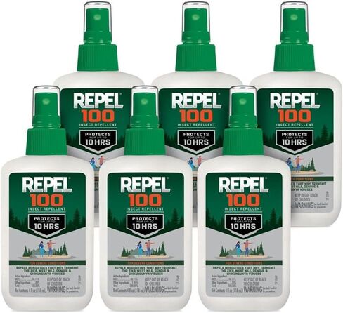 Repel 100 Insect Repellent, 4 Ounces, With DEET, 10-Hour Protection Long-Lasting Insect Repellent Pump Spray Repels Mosquitoes, Ticks, Gnats, Biting Flies, Chiggers And Fleas | Repels Mosquitoes, Ticks, Gnats, Biting Flies, Chiggers & Fleas, Lasts Up To 1 in Saudi Arabia