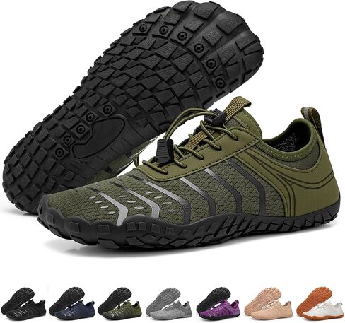 2026 New Barefoot Shoes Women Men Footwear,Wide Toe Box Beach Water Shoe | Zero Drop Comfortable & Non-Slip Barefoot Vitality Shoe,Women's Athletic Footwear for Walking Hiking Running Swimming Boating in Kuwait