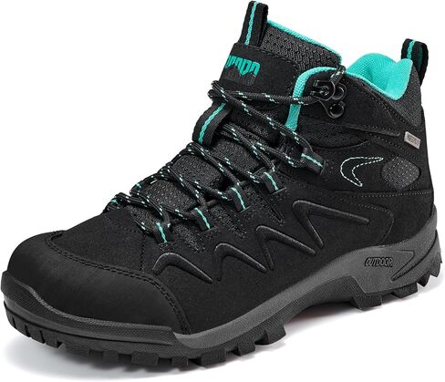 R CORD Hiking Boots Women Mid Backpacking Mountaineering Boots Waterproof Boots for Women Comfortable Non-Slip Womens Hiking Boots in Saudi Arabia