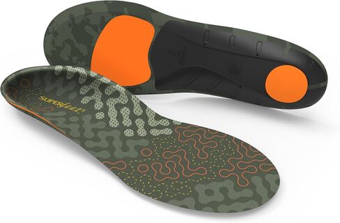 Superfeet Hike Cushion Insoles for Hikers with Medium to High Arch Support & Adaptive Comfort Technology - 5.5-7 Men / 6.5-8 Women in Kuwait