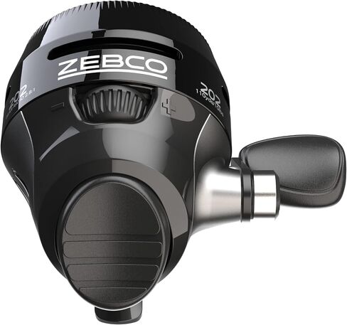 Zebco 202 Spincast Fishing Reel, Right-Hand Retrieve, Durable All-Metal Gears, Stainless Steel Pick-up Pin, Pre-Spooled with 10-Pound Zebco Fishing Line, in Saudi Arabia
