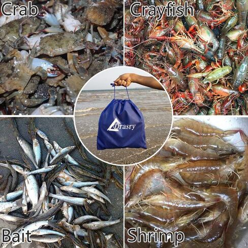 Crab Trap Bait Lobster Crawfish Shrimp Portable Folded Cast Net Magic Collapsible Fishing Traps Nets Accessories for Blue Crabs in Saudi Arabia