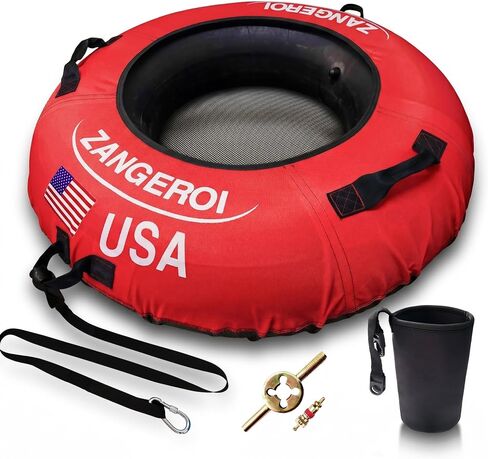 River Tube River Tubes for Floating Heavy Duty with River Tube Cover River Run Tubes for Floating Inner Tubes for River Floating River Rat Tubes for Floating River Floats for Adults Heavy Duty (Red) in Saudi Arabia