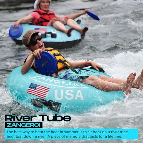 River Tube River Tubes for Floating Heavy Duty with River Tube Cover River Run Tubes for Floating Inner Tubes for River Floating River Rat Tubes for Floating River Floats for Adults Heavy Duty (Red) in Saudi Arabia