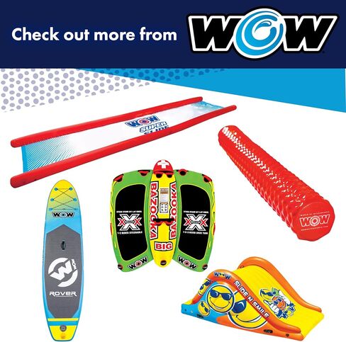 Wow Sports Thriller Towable Deck Tube for Boating Adults, Tubing Boat Inflatable for Water Sports in Kuwait