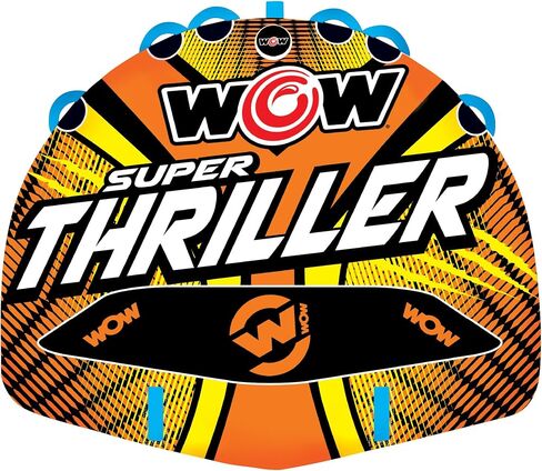 Wow Sports Thriller Towable Deck Tube for Boating Adults, Tubing Boat Inflatable for Water Sports in Kuwait