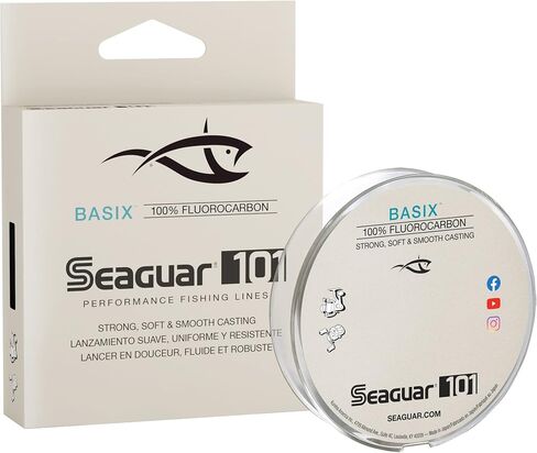 Seaguar Basix Freshwater Mainline, 100% Fluorocarbon Fishing Line, Multiple Sizes in Kuwait