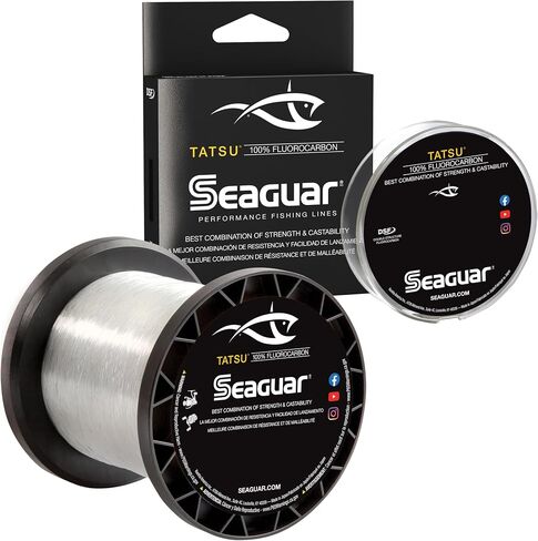Seaguar Tatsu Fishing Line for Casting, & Live Bait, 100% Fluorocarbon, Clear, Multiple Sizes in Saudi Arabia