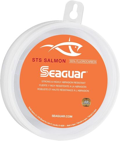 Seaguar STS Salmon 100% Fluorocarbon Fishing Line Leader, 100yd Spool, Clear, Multiple Sizes in Saudi Arabia
