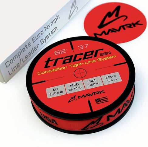Mavrk Fly Fishing Euro Nymph Rod/Line Combo Kit – MV-X Rod + Tracer 62 Complete Euro Nymph Line and Leader System in Saudi Arabia