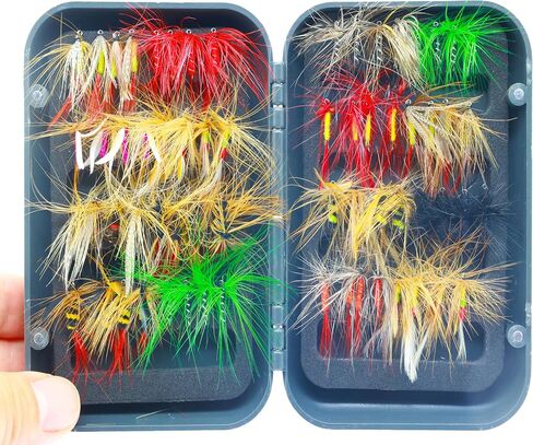 Fly Fishing Flies Nymphs for Fly Fishing Trout Lures with Magnetic Fly Box in Saudi Arabia