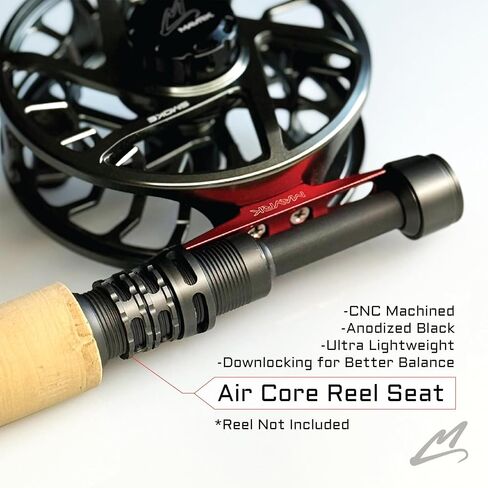 Mavrk Fly Fishing Euro Nymph Rod/Line Combo Kit – MV-X Rod + Tracer 37 Complete Euro Nymph Line and Leader System in Saudi Arabia