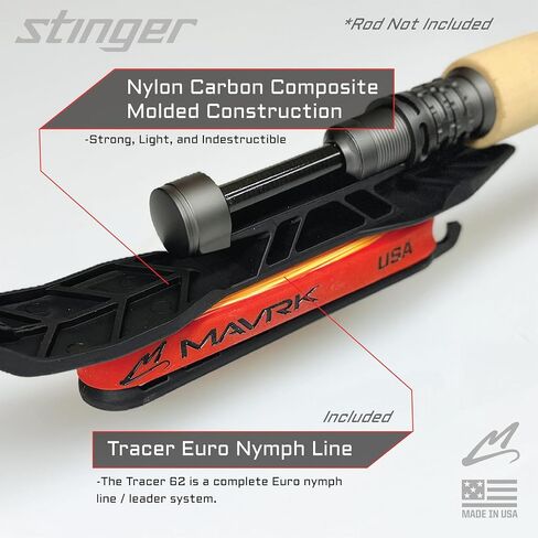 Fly Fishing Ultra-Light Euro Nymph Combo Package, MV-X Rod, Stinger Comp Reel, Tracer 62 Line/Leader System in Saudi Arabia