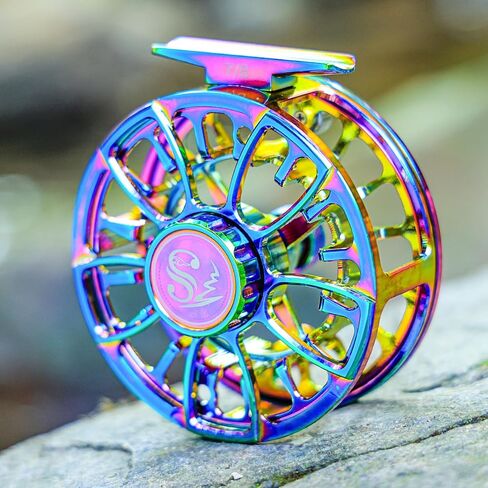 Sougayilang Fly Fishing Reel, Size 5/6,7/8 CNC-Machined Aluminum Alloy Fly Reel,Powerful Lightweight Fly Reels for Trout Fishing in Saudi Arabia
