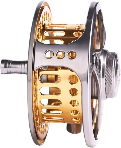 Sougayilang Fly Fishing Reel Large Arbor 2+1 BB with CNC-machined Aluminum Alloy Body and Spool in Fly Reel in Saudi Arabia