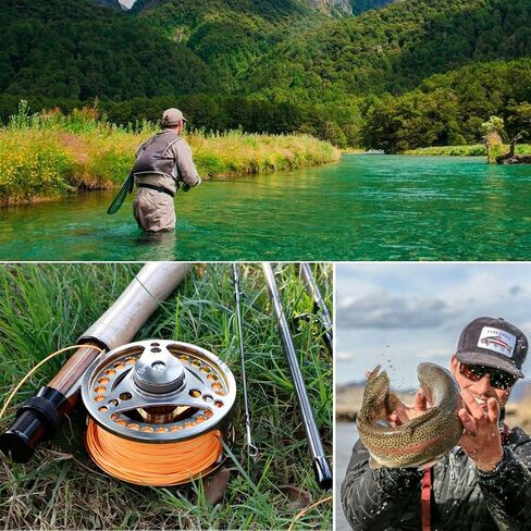 Sougayilang Fly Fishing Reel Large Arbor 2+1 BB with CNC-machined Aluminum Alloy Body and Spool in Fly Reel in Saudi Arabia
