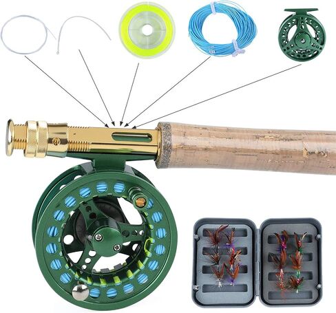 Sougayilang Saltwater Freshwater Fly Fishing Rod with Reel Combo Kit in Saudi Arabia