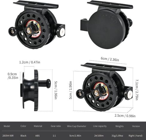 Sections Ice Fishing Rod Replacement Short Light Weight Small Short Sea for Ice Beginner Equipment in Saudi Arabia