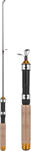 Homoyoyo Telescopic Ice Fishing Rod Carbon Mini Fishing Pole Ultra-Light Telescoping Rod in Saudi Arabia