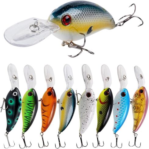 Fishing Lures Shallow Deep Diving Swimbait Crankbait Fishing Wobble Multi Jointed Hard Baits for Bass Trout Freshwater and Saltwater in Saudi Arabia