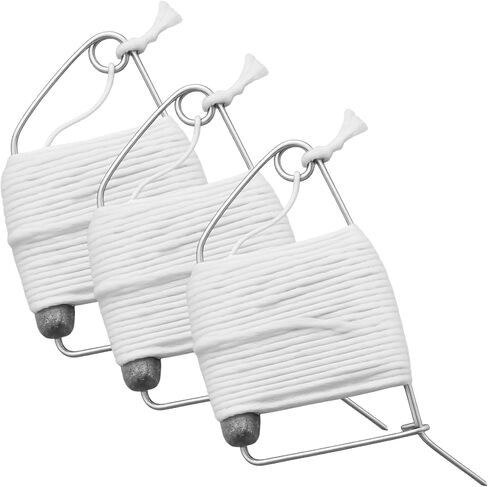 Airfly Blue Crab Throw Line Kit - 30ft Cotton Hand Line with Heavy Sinker - Chicken Necking Drop Line for Pier, Dock & Bridge - Designed in USA in Saudi Arabia