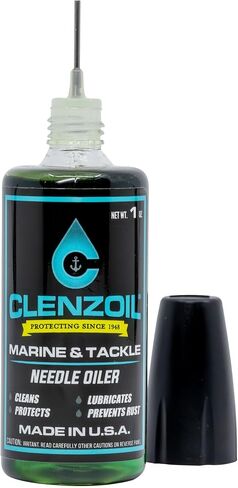 CLENZOIL Marine & Tackle - Fishing Gear Oil Lubricant - for Fish Care Reels, Boat Motors, Downriggers & More - Easily Oils Applicator in Saudi Arabia