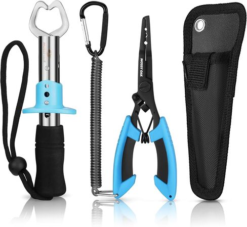 Mossy Oak Fishing Tools Kit – Fishing Plier and Fish Lip Gripper Set in Kuwait