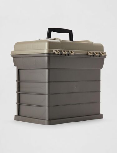 Plano Guide Series StowAway 4-By Rack System Tackle Box, Holds 4 3700 Utility Tackle Boxes, Quick-Access Top Storage with DuraView Lid, Durable Construction, Flexible, Adaptable Fishing Box in Kuwait