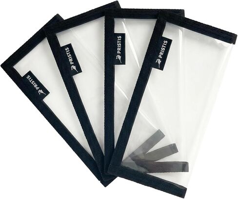 4 Pack Fishing Lure Wraps, 7.5 Inch Clear PVC Hook Covers, Durable Tackle Storage Organizer for Saltwater & Freshwater Fishing Gear in Saudi Arabia