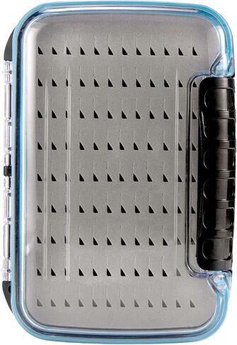 Dr.Fish Fly Fishing Box, Flies Storage Case Waterproof Silicone Double Sided Clam Fishing Jig Boxes Crappie Panfish Trout M in Kuwait