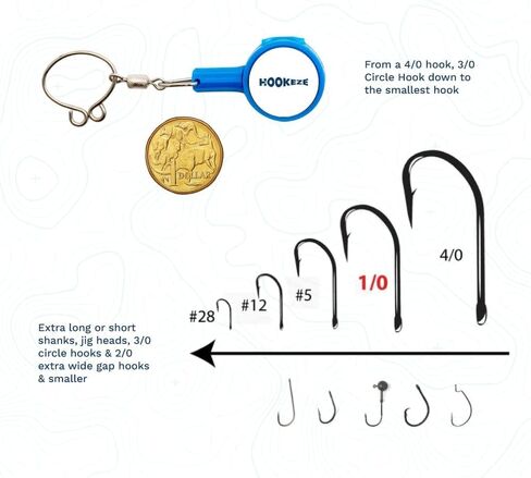 HOOK-EZE Fishing Knot Tying Tool (1 Pack), Fly Fishing Accessories Tie Fishing Line to Hooks, Fishing Gear and Equipment, Fishing Gifts Stocking Stuffers & Gadgets Tackle for Men in Saudi Arabia