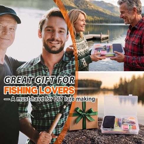 Thiccywoov Fly Tying Kit with Tools and Materials, 80 Hooks Fly Fishing Lure Making Set, 18 Colors Silicone Legs Chenille Feathers Dubbing Wire, All in One Starter Kit for Trout Bass Jig Streamer DIY in Kuwait