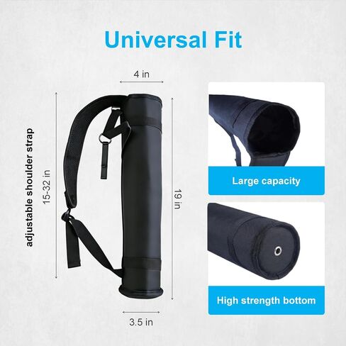 Arrow Quiver, Archery Arrow Holder & Back Hip Quivers for Arrows | Adjustable Archery Equipment for Recurve & Compound Bow Target Practice and Hunting Accessories, Elegant Black in Saudi Arabia