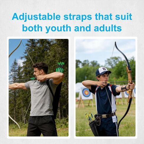 Arrow Quiver, Archery Arrow Holder & Back Hip Quivers for Arrows | Adjustable Archery Equipment for Recurve & Compound Bow Target Practice and Hunting Accessories, Elegant Black in Saudi Arabia