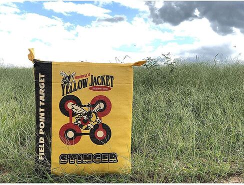 Morrell Yellow Jacket Stinger, Field Point Archery Target with 2 Shooting Sides & 10 Bullseyes - Portable Backyard Hunting Practice Bag with E-Z Tote Carrying Handle & Easy Arrow Removal in Saudi Arabia