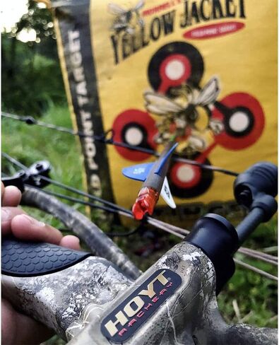 Morrell Yellow Jacket Stinger, Field Point Archery Target with 2 Shooting Sides & 10 Bullseyes - Portable Backyard Hunting Practice Bag with E-Z Tote Carrying Handle & Easy Arrow Removal in Saudi Arabia