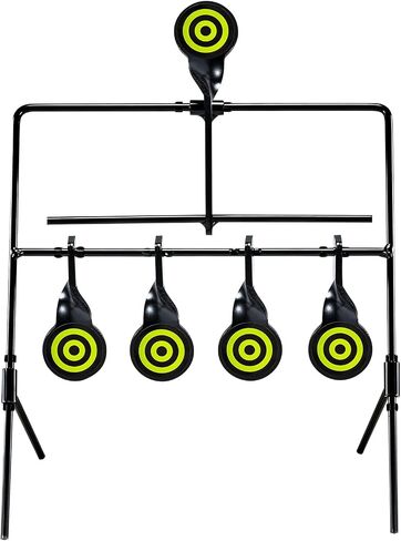 BB Gun Shooting Target, .22 .177 Caliber for Pellet Airsoft Rimfire | Auto-Resetting Target, Perfect for Outdoors, bb gun targets for backyard in Saudi Arabia