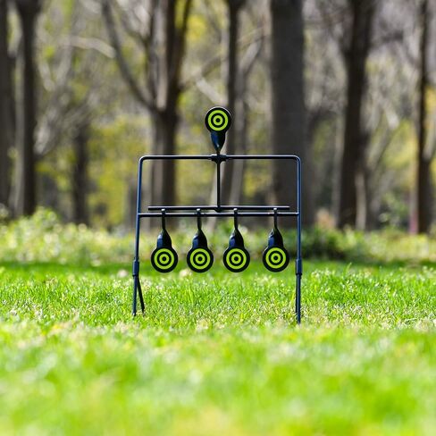 BB Gun Shooting Target, .22 .177 Caliber for Pellet Airsoft Rimfire | Auto-Resetting Target, Perfect for Outdoors, bb gun targets for backyard in Saudi Arabia