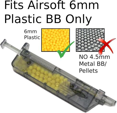 Airsoft Speed Loader with Capacity of 100 Bbs in Saudi Arabia
