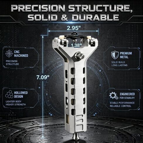 Semi-Automatic Slingshot for Adults, Aluminum Alloy & ABS Slingshot with Built-in Magazine, High Precision Catapult for Recreational Backyard Target Practice in Saudi Arabia
