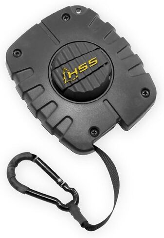 Hunter Safety System Bow & Gear Hoist: 30' Automatic Unwinding Pull Line with Coated Carabiner, Lightweight Rewind System for Lifting Bows, Packs & Treestand Gear with Tangle-Free, Quiet Operation in Saudi Arabia
