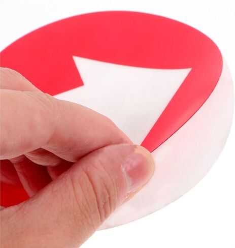 Trail Markers 25Pcs Bright Reflective Arrow Direction Signs Adhesive PVC Trail Markers for Outdoor Camping Navigation in Saudi Arabia