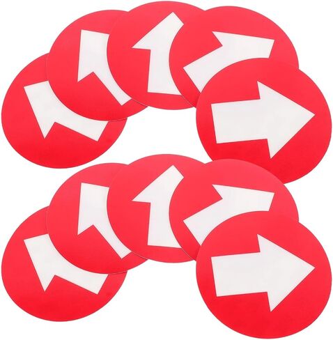 Trail Markers 25Pcs Bright Reflective Arrow Direction Signs Adhesive PVC Trail Markers for Outdoor Camping Navigation in Saudi Arabia