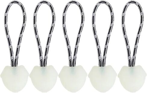 Trail Markers 60pcs Glow Zipper Pulls Night Light Tag for Backpack Bag Tent Clothing Luminous Cord Rope Handle Camping Travel Hiking Gear Accessory in Saudi Arabia