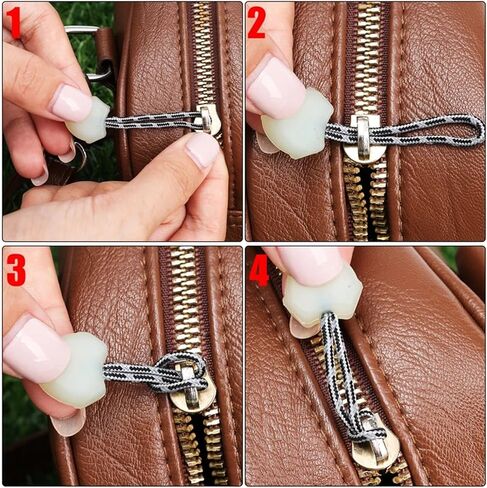 Trail Markers 60pcs Glow Zipper Pulls Night Light Tag for Backpack Bag Tent Clothing Luminous Cord Rope Handle Camping Travel Hiking Gear Accessory in Saudi Arabia